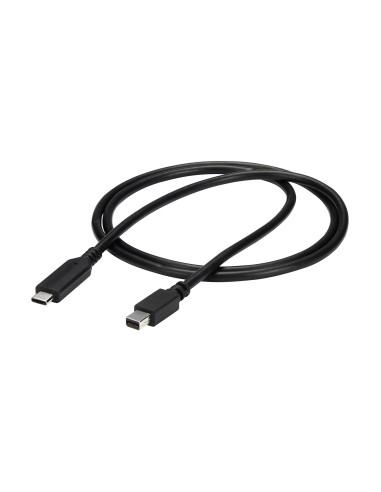 StarTech.com Cable de 1m USB-C a Mini DisplayPort - 4K 60Hz - Negro - Adaptador USB 3.1 Tipo C a mDP