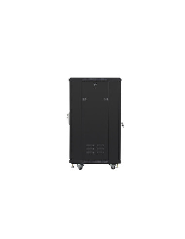 Lanberg FF01-6622-12B armario rack 22U Rack o bastidor independiente Negro