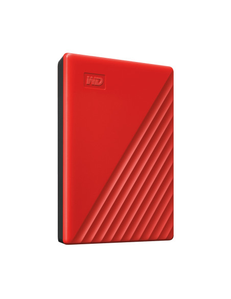 Western Digital My Passport disco duro externo 4 TB 3.2 Gen 1 (3.1 Gen 1) Rojo