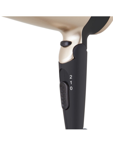 Orbegozo SE 1600 secador 1600 W Negro, Gris pardo