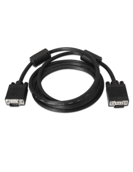 AISENS A113-0073 cable VGA 6 m VGA (D-Sub) Negro