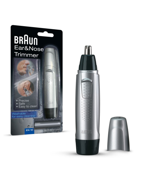 Braun Ear&Nose EN10 depiladora de precisión Negro, Gris