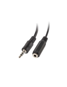 Lanberg AD-0024-BK cable de audio 0,1 m 3,5mm 2 x 3.5mm Negro 2
