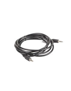 Lanberg CA-MJMJ-10CC-0020-BK cable de audio 2 m 3,5mm Negro 2