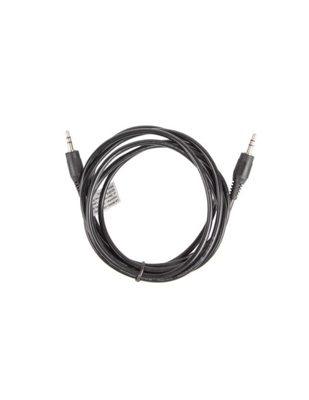 Lanberg CA-MJMJ-10CC-0020-BK cable de audio 2 m 3,5mm Negro