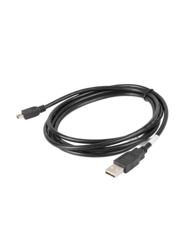 Lanberg CA-USBK-10CC-0018-BK cable USB USB 2.0 1,8 m Mini-USB A USB A Negro