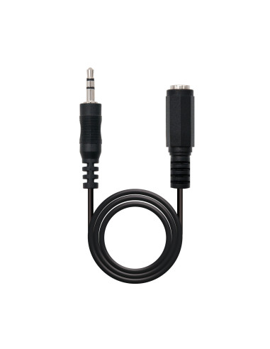 Nanocable 10.24.0205 cable de audio 5 m 3,5mm Negro
