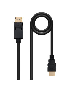 Nanocable Cable conversor DISPLAYPORT a HDMI, DP M - HDMI M, Negro, 5.0 M