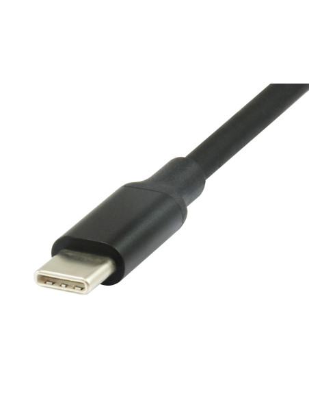 Conceptronic DONN01B base para portátil y replicador de puertos USB 3.2 Gen 1 (3.1 Gen 1) Type-C Negro