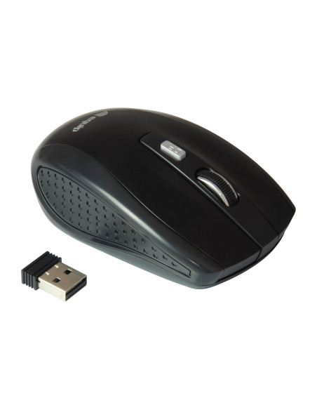 Equip 245104 ratón Viajes Ambidextro RF inalámbrico Óptico 1600 DPI