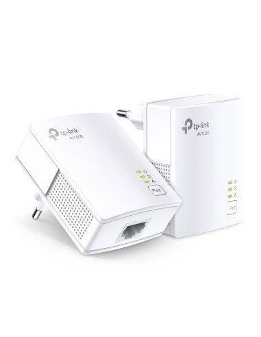 TP-Link TL-PA7017 KIT adaptador de red PowerLine 1000 Mbit s Ethernet Blanco 2 pieza(s)