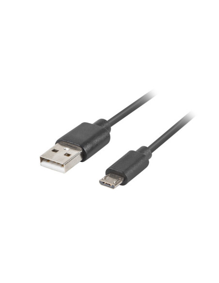 Lanberg CA-USBM-20CU-0018-BK cable USB USB 2.0 1,8 m Micro-USB A USB C Negro