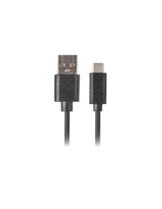 Lanberg CA-USBO-20CU-0005-BK cable USB USB 2.0 0,5 m USB C USB A Negro