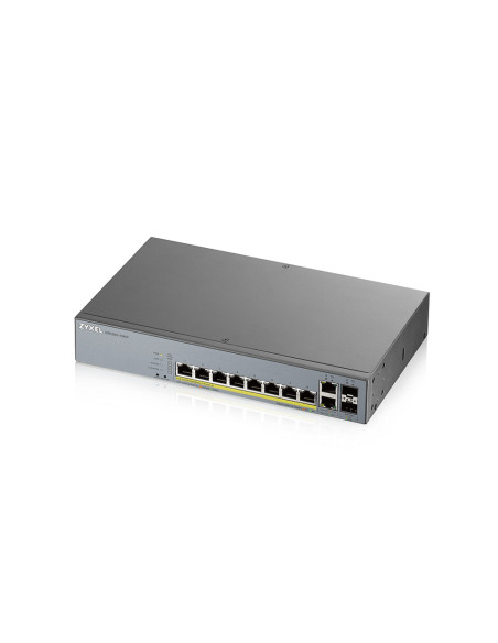 Zyxel GS1350-12HP-EU0101F switch Gestionado L2 Gigabit Ethernet (10 100 1000) Energía sobre Ethernet (PoE) Gris