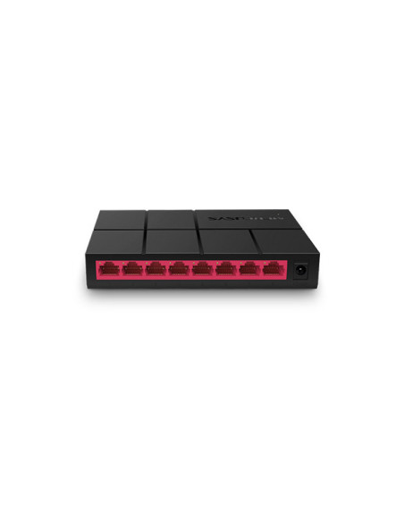 Mercusys MS108G switch No administrado Gigabit Ethernet (10 100 1000) Negro