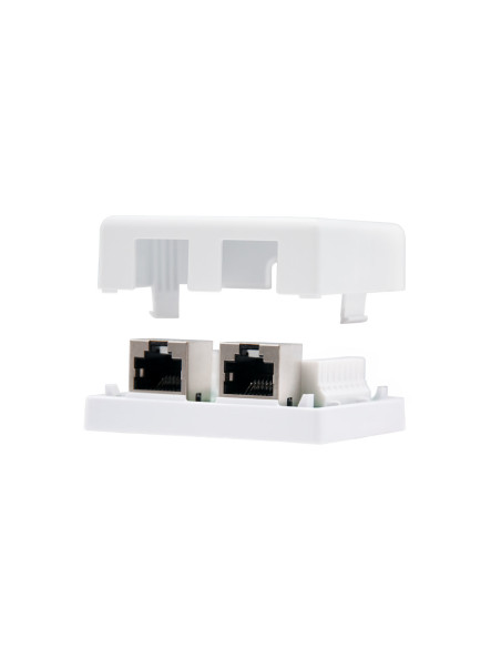 Nanocable 10.21.1102 caja de tomacorriente RJ-45