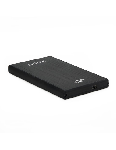 TooQ TQE-2522B caja para disco duro externo Caja de disco duro (HDD) Negro 2.5"