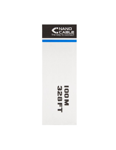 Nanocable CABLE RED RJ45 CAT.5E FTP FLEXIBLE AWG24, 100 M