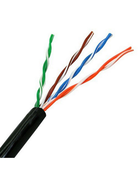 AISENS A133-0212 cable de red Negro 100 m Cat5e U UTP (UTP)