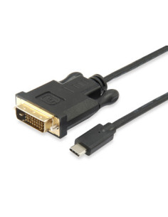 Equip Cable USB-C a DVI-D Dual Link, M M, 1,8 m