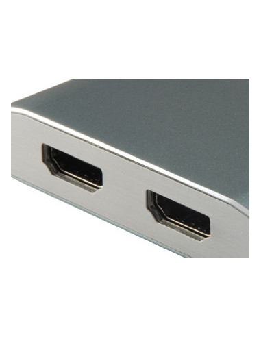 Equip 133464 Adaptador gráfico USB 4096 x 2160 Pixeles Gris