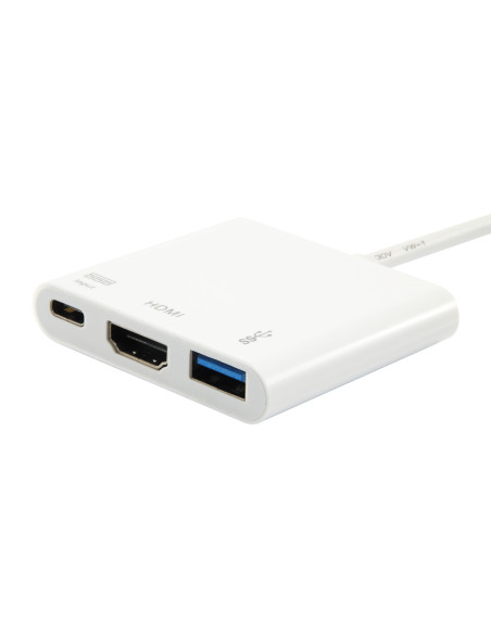Equip Adaptador USB-C a HDMI , USB-A, 60W USB PD