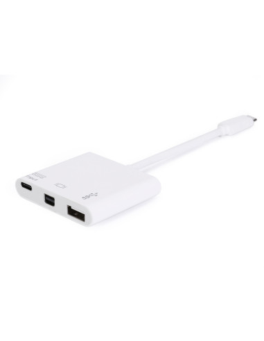 Equip Adaptador USB-C a Mini DisPlayPort, USB-A , USB 60W PD