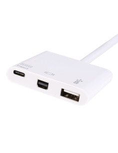 Equip Adaptador USB-C a Mini DisPlayPort, USB-A , USB 60W PD 2