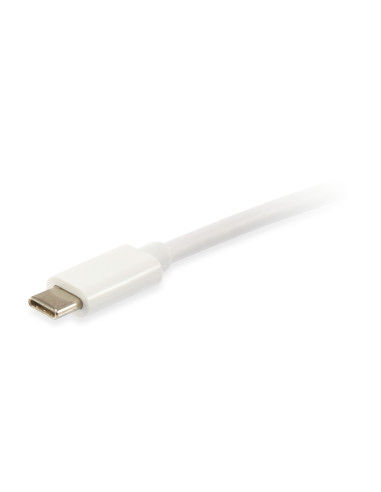 Equip 128352 Cable USB 3.2 Gen 2 C a C, 2,0m, PD 60W, 4K 60Hz, 5Gbps, Blanco