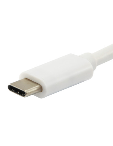 Equip 128352 Cable USB 3.2 Gen 2 C a C, 2,0m, PD 60W, 4K 60Hz, 5Gbps, Blanco