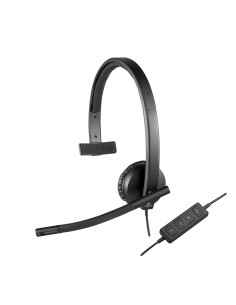 Logitech 981-000571 auricular y casco Auriculares Alámbrico Diadema Oficina Centro de llamadas USB tipo A Negro