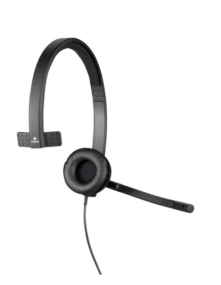 Logitech 981-000571 auricular y casco Auriculares Alámbrico Diadema Oficina Centro de llamadas USB tipo A Negro