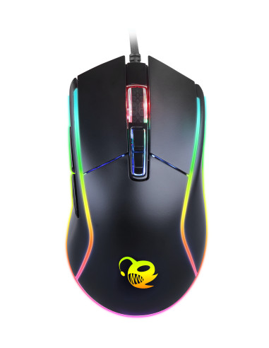 Deep Gaming DeepDarth ratón Juego USB tipo A Óptico 6400 DPI