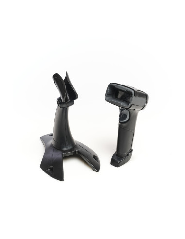 iggual IGG315651 lector de código de barras Lector de códigos de barras portátil 1D 2D Negro