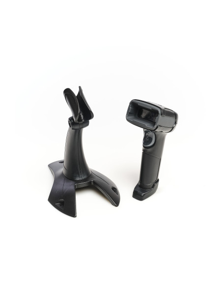 iggual IGG315651 lector de código de barras Lector de códigos de barras portátil 1D 2D Negro