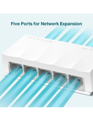 TP-Link LS1005 switch No administrado Fast Ethernet (10 100) Blanco