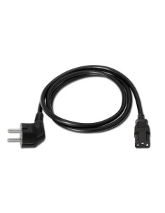 AISENS A132-0168 cable de transmisión Negro 3 m CEE7 7 C13 acoplador 2