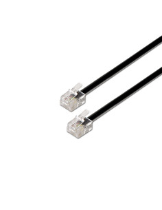 AISENS A143-0319 cable telefónico 2 m Negro