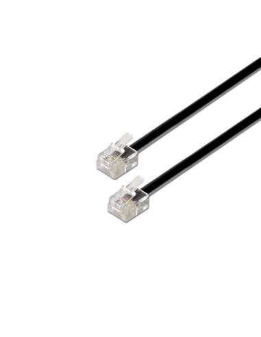 AISENS A143-0319 cable telefónico 2 m Negro