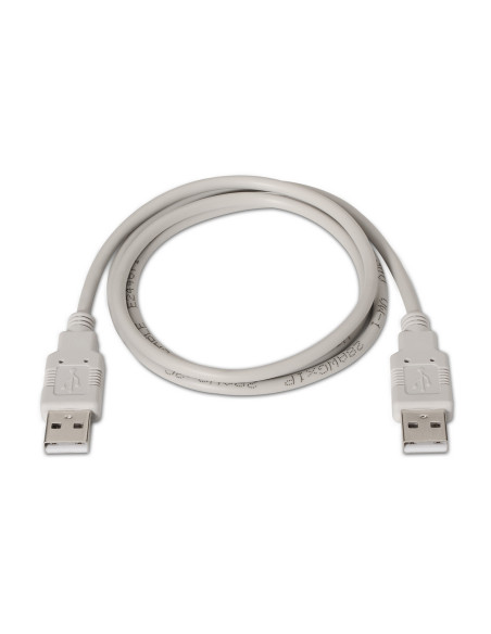 AISENS A101-0021 cable USB USB 2.0 1 m USB A Beige