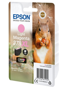 Epson Squirrel Singlepack Light Magenta 378XL Claria Photo HD Ink 2