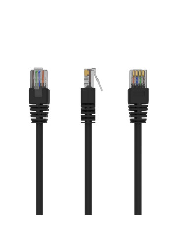 Gembird Patch Cord Cat.5e UTP 0.25m cable de red Negro 0,25 m Cat5e U UTP (UTP)