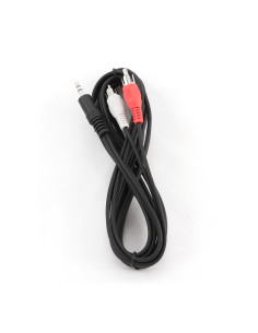 Gembird 2.5m, 3.5mm 2xRCA, M M cable de audio 2,5 m 3,5mm Negro, Rojo, Blanco 2