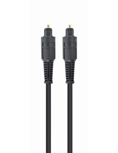Gembird Toslink, 1m cable de audio Negro