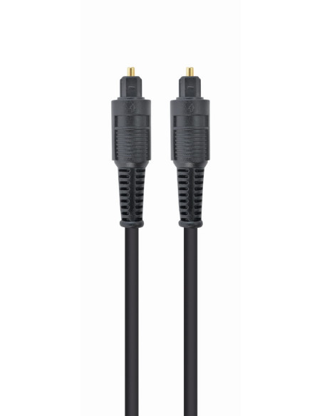 Gembird Toslink, 1m cable de audio Negro