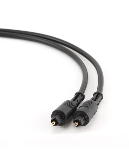Gembird Toslink, 1m cable de audio Negro