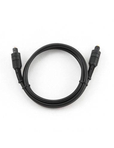 Gembird Toslink, 1m cable de audio Negro