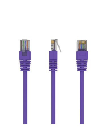 Gembird RJ45 RJ45 Cat5e 1m cable de red Púrpura U UTP (UTP)