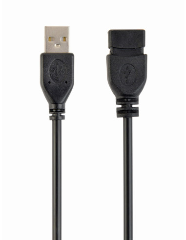 Gembird 1.8m USB 2.0 A M FM cable USB 1,8 m USB A Negro