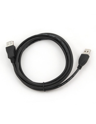 Gembird 1.8m USB 2.0 A M FM cable USB 1,8 m USB A Negro